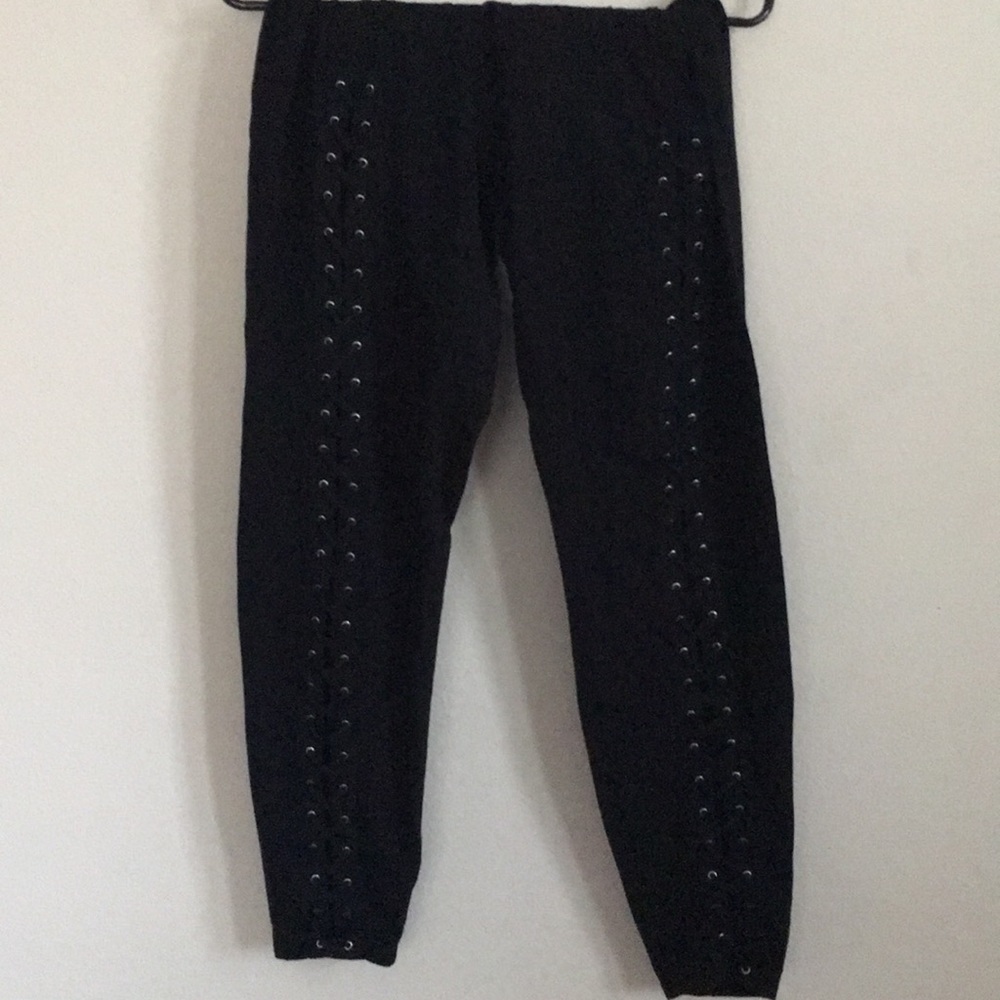 Forever 21+ lace up leggings
